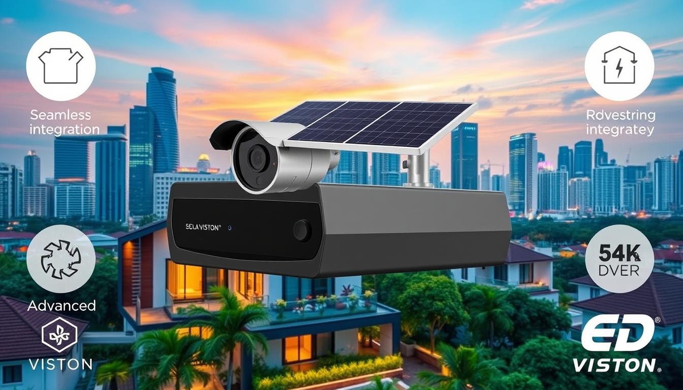 Solar Powered Security Cam System with DVR Singapore