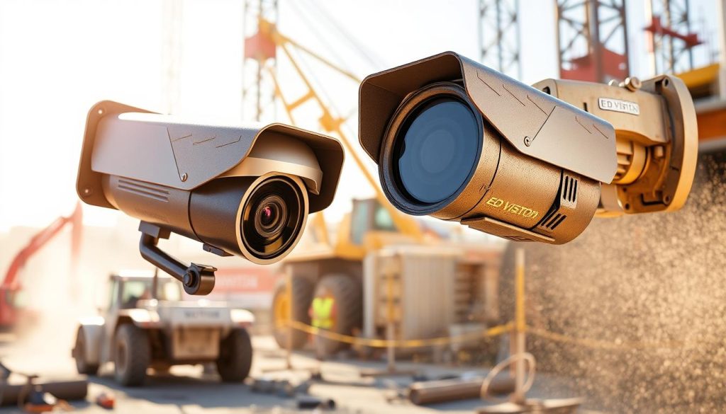 Rugged construction site cameras