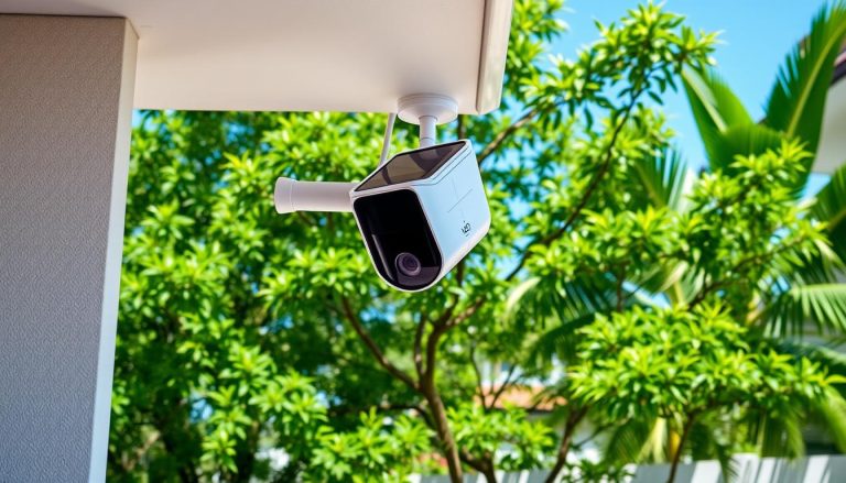Image showcasing Solar Powered Outdoor Security Camera for Singapore Homes