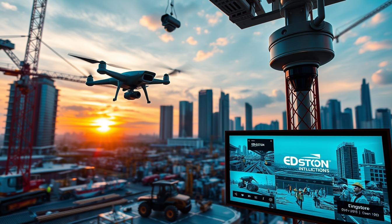 Efficient Construction Site Security Monitoring in SG