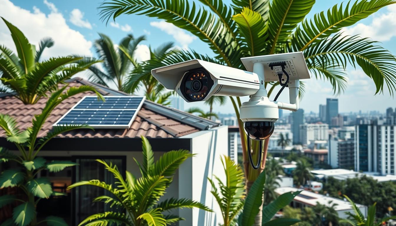 Solar CCTV Camera with SIM Card in Singapore