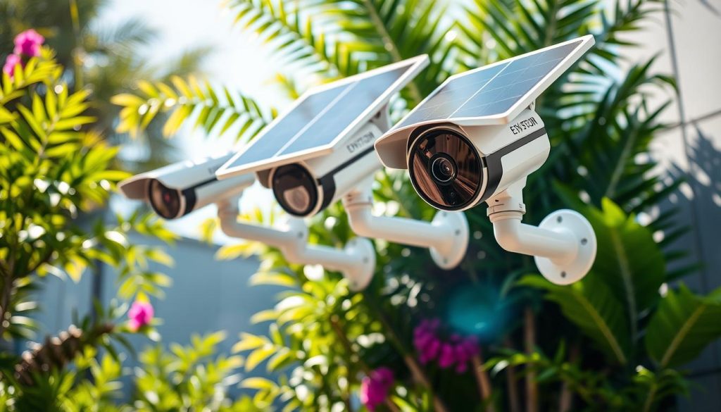solar powered security cameras