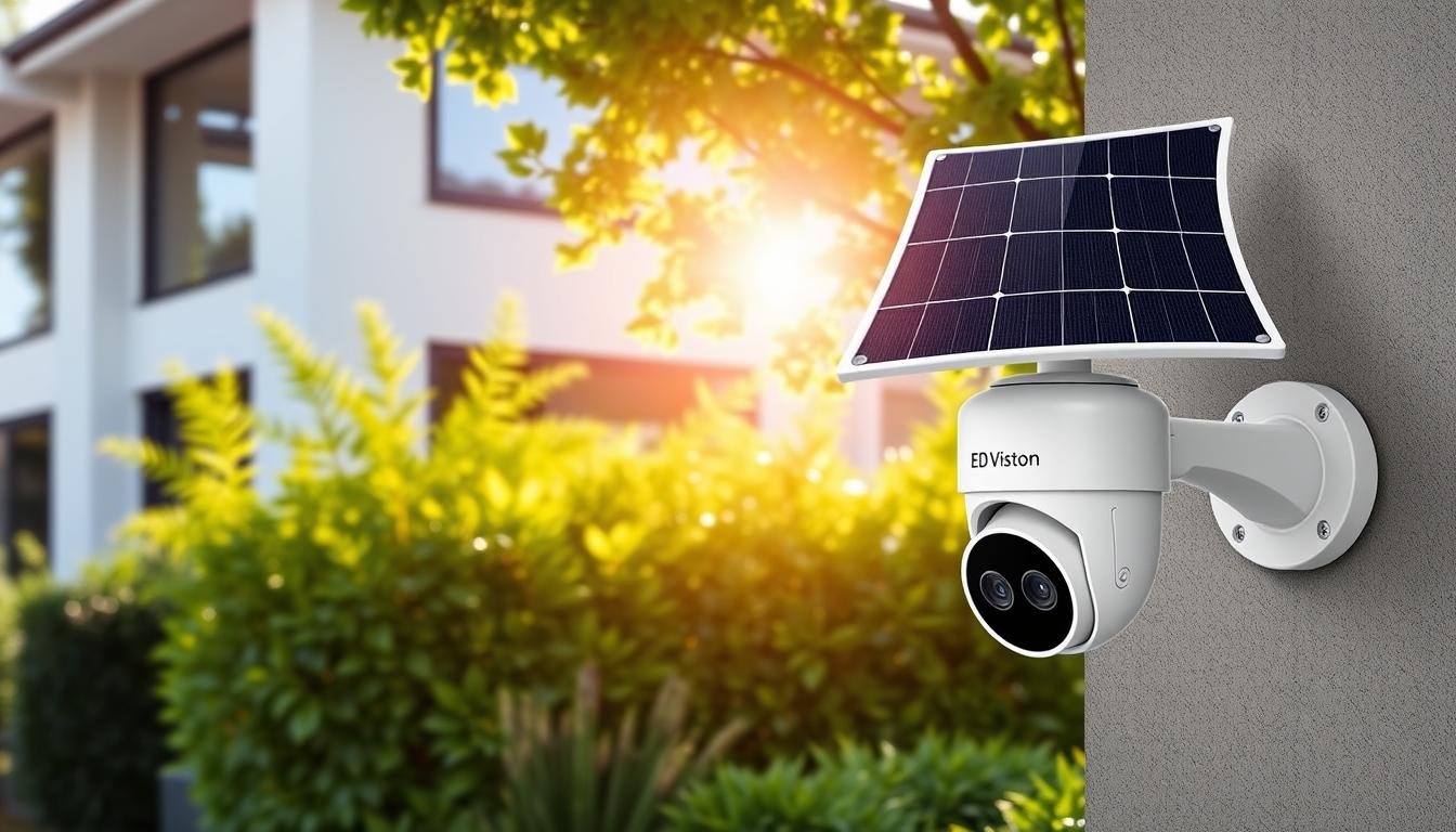 Solar Wireless Security Camera System with NVR
