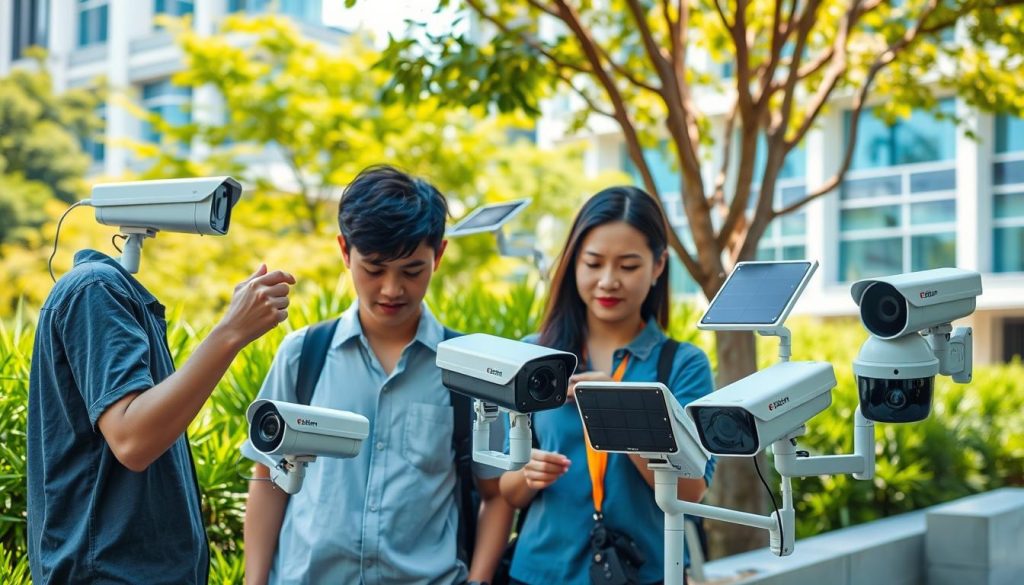 choosing solar security camera