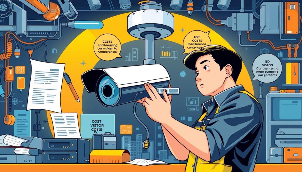 cost factors for cctv maintenance services
