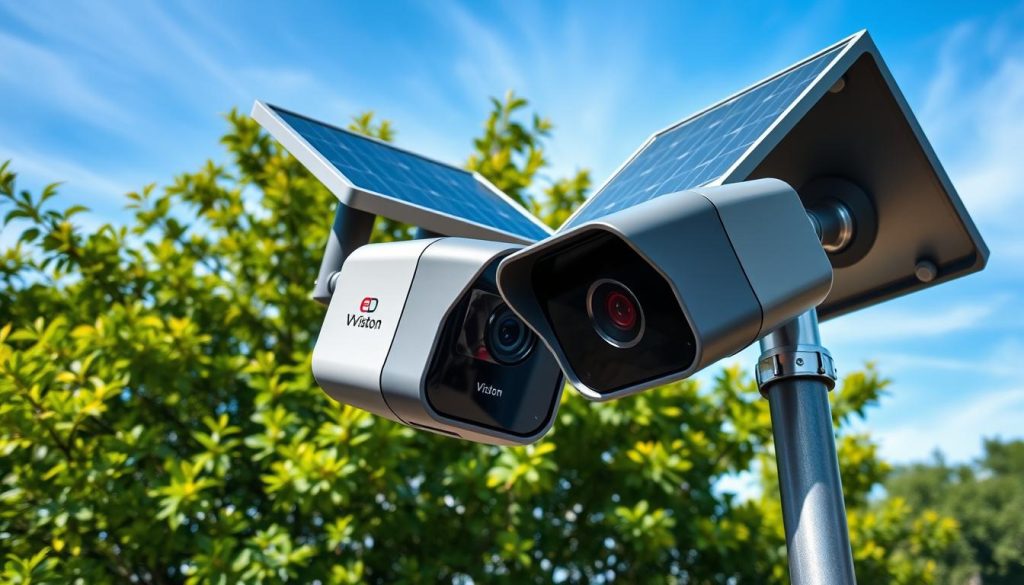 outdoor solar video camera