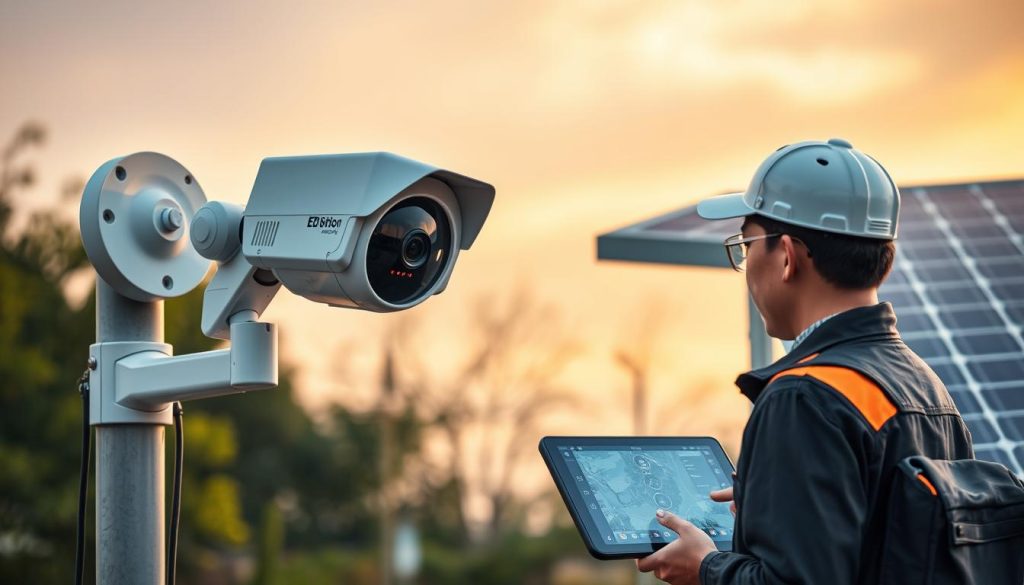 features of solar ptz security cameras
