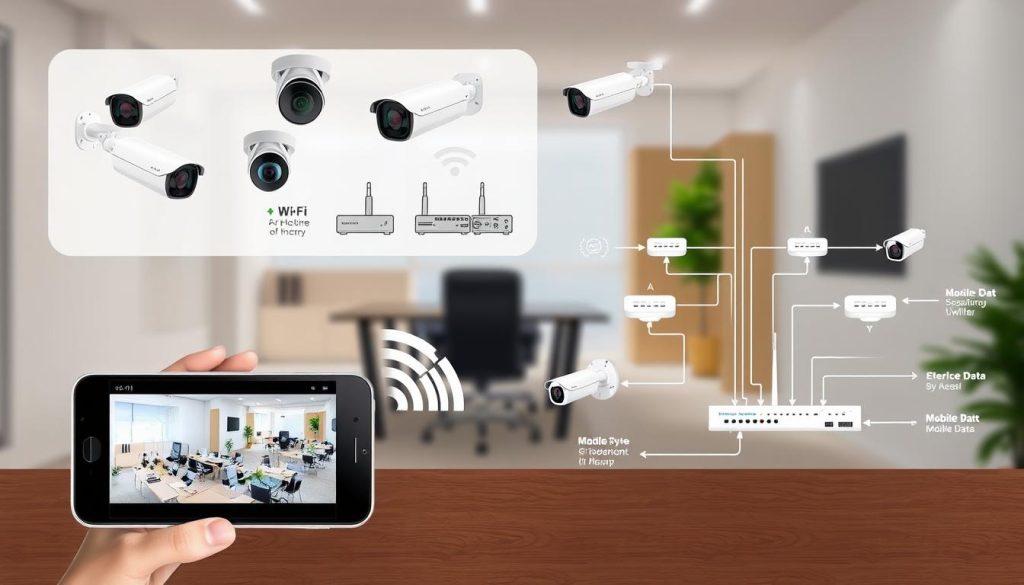 CCTV connection methods