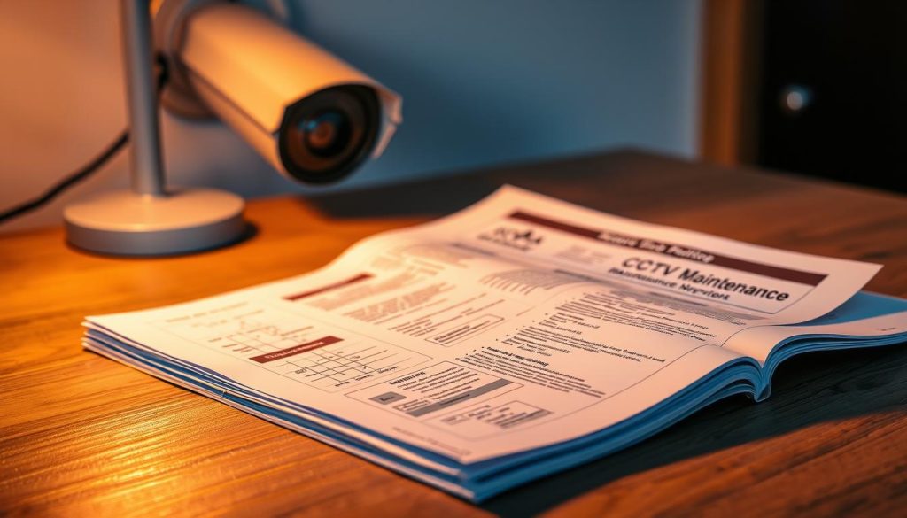 CCTV maintenance report