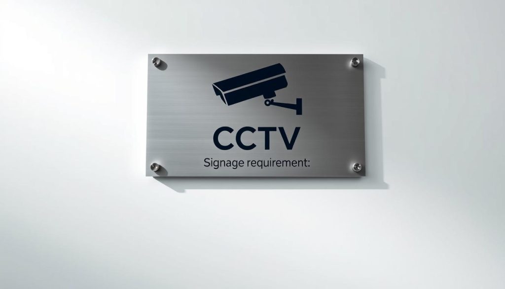CCTV signage requirements