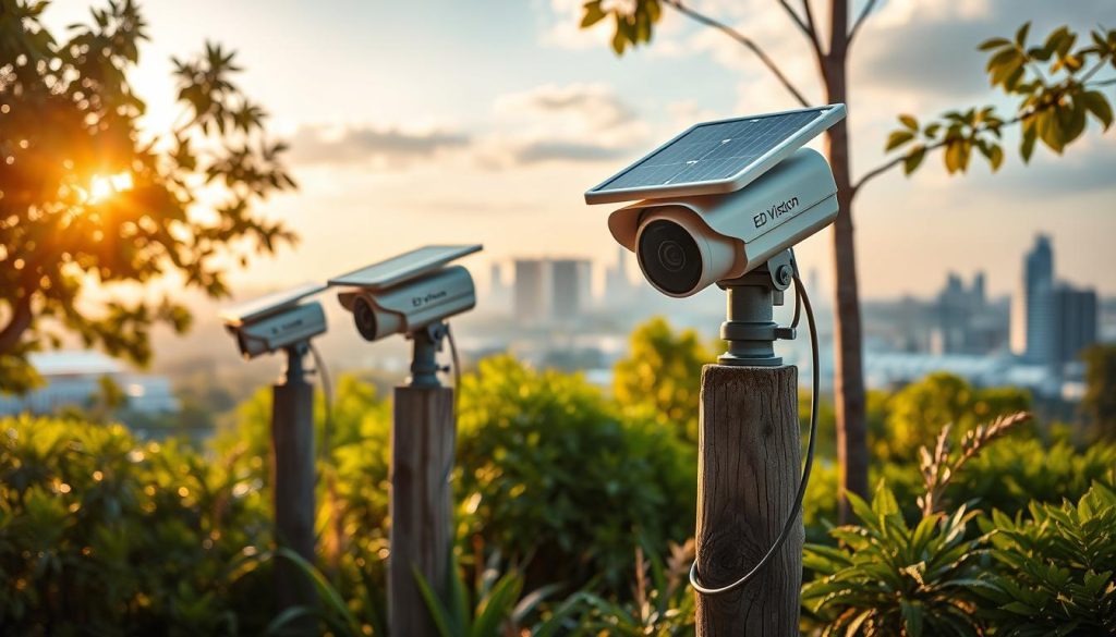 Hikvision solar cameras for eco-friendly security