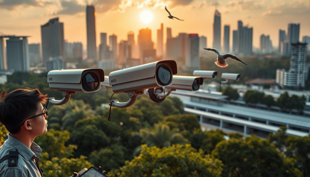 applications of solar CCTV