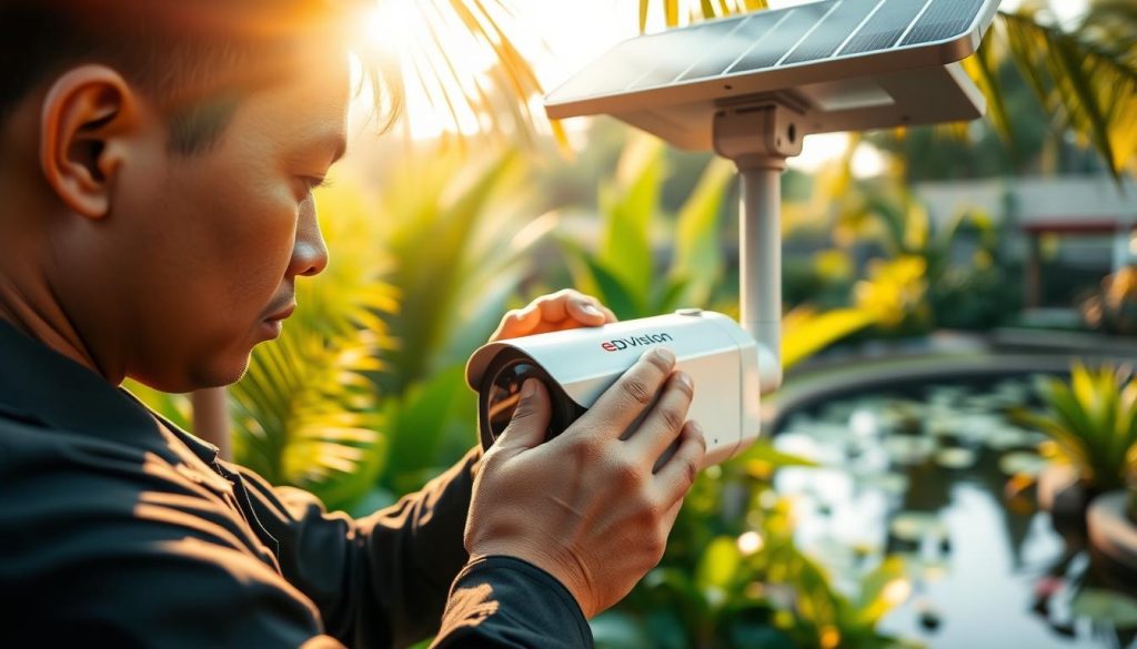 maintenance tips for solar power cameras