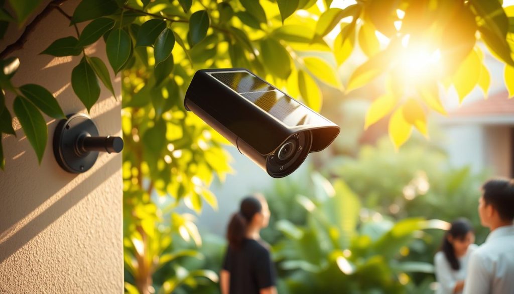 solar IP camera ONVIF for eco-friendly security in Singapore
