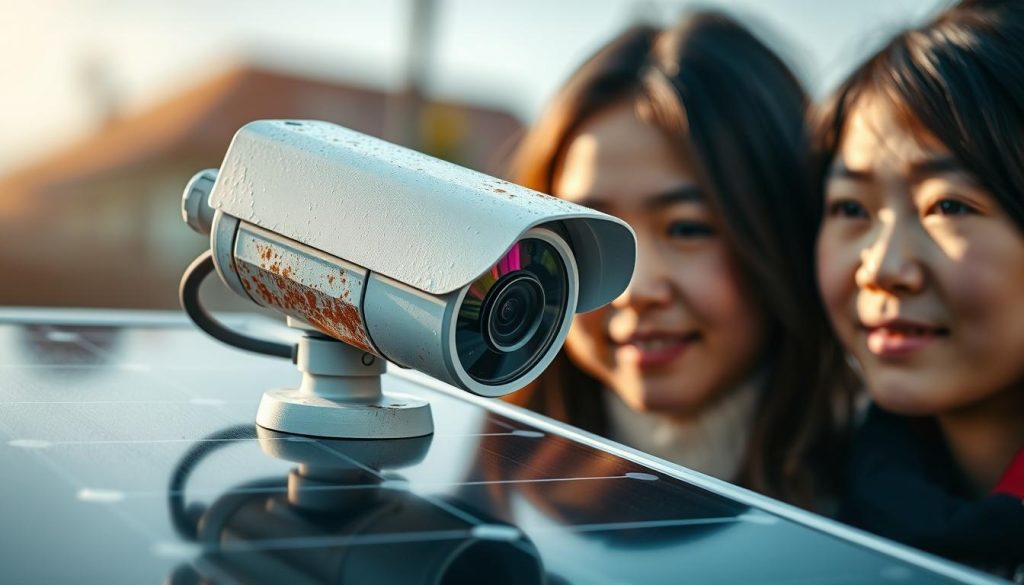 solar IP camera features