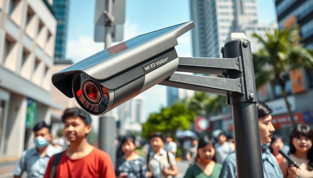 solar based CCTV camera