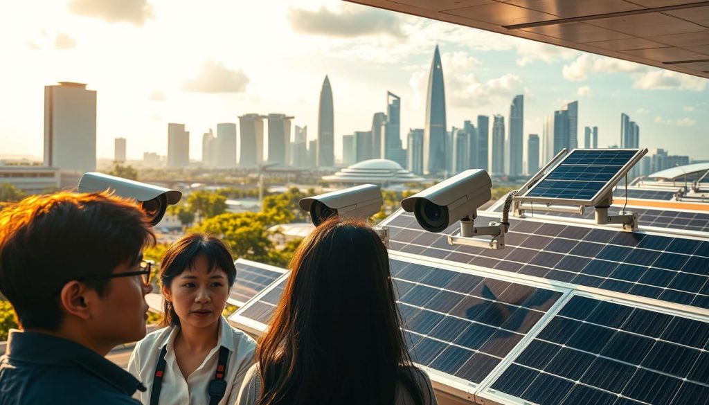 solar for CCTV systems in Singapore