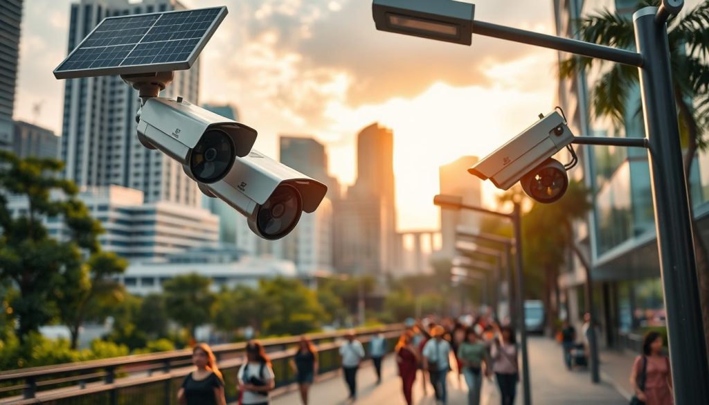 applications of solar CCTV