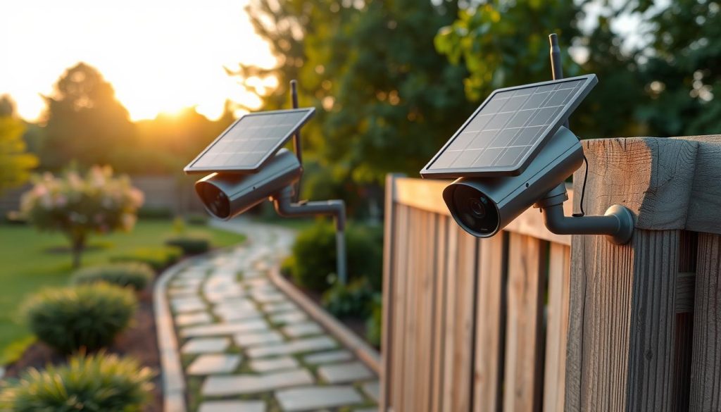 Solar wireless outdoor security cameras