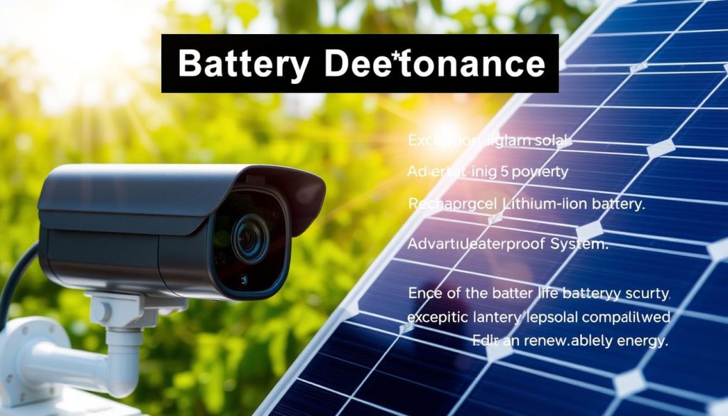 battery performance solar cameras