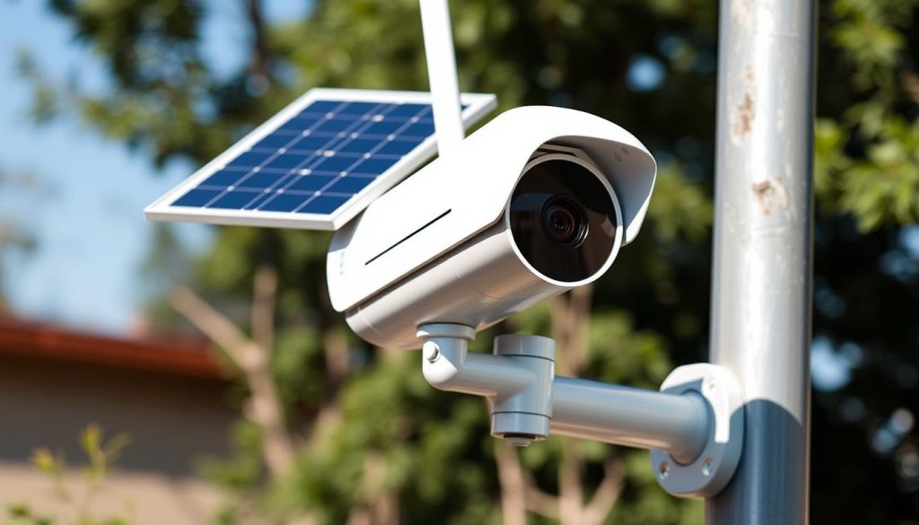 camera installation for optimal sunlight exposure
