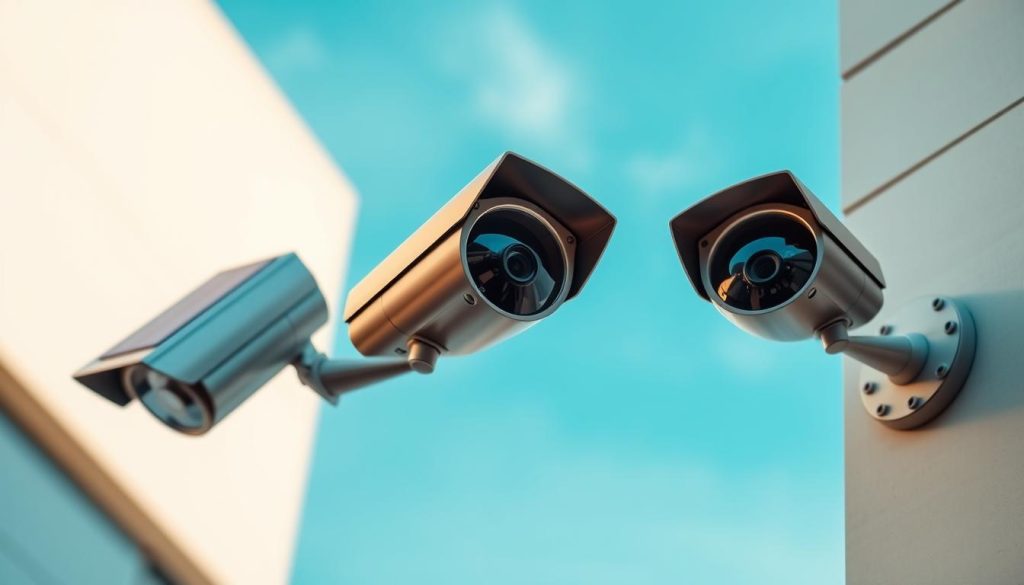 commercial solar security cameras
