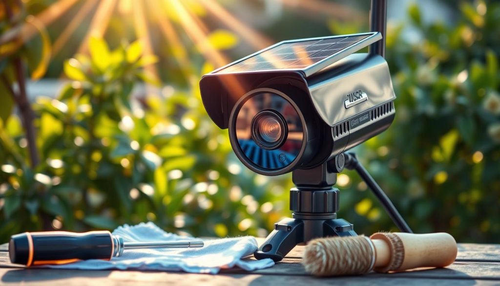 maintenance tips for solar cameras