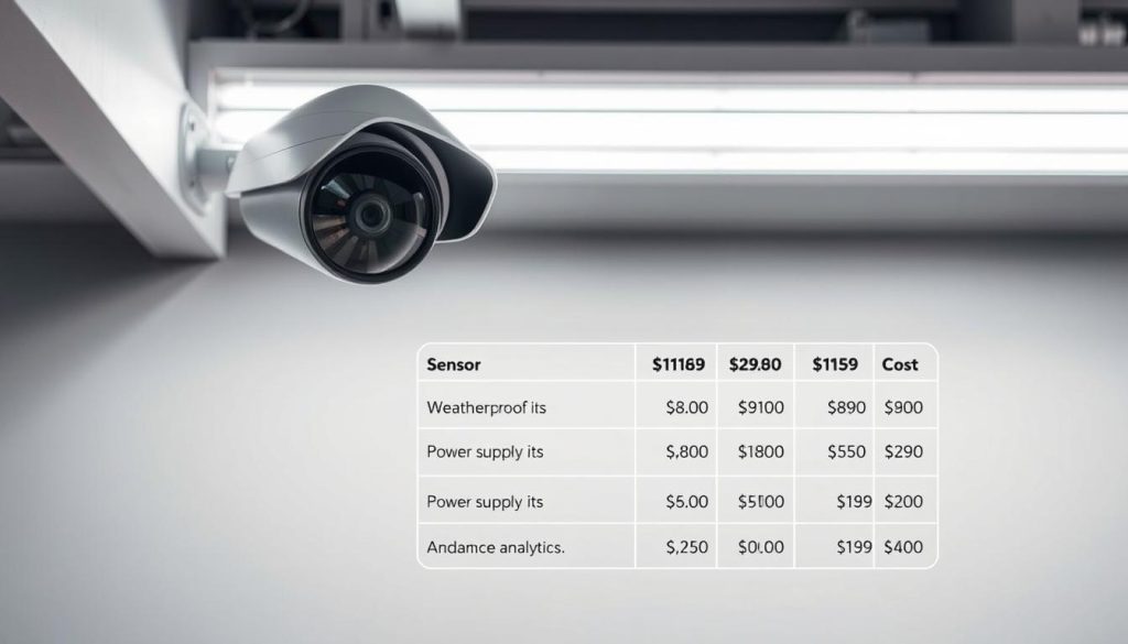 security camera cost breakdown