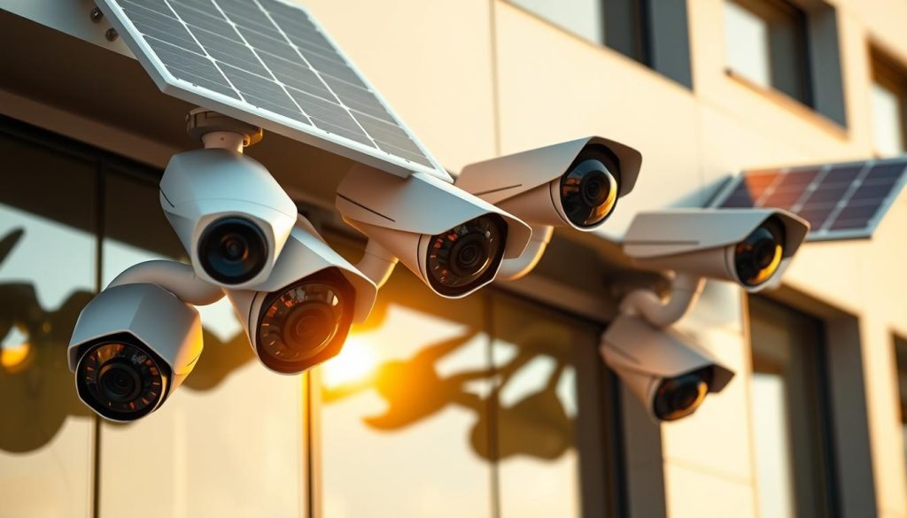 solar DVR security cameras