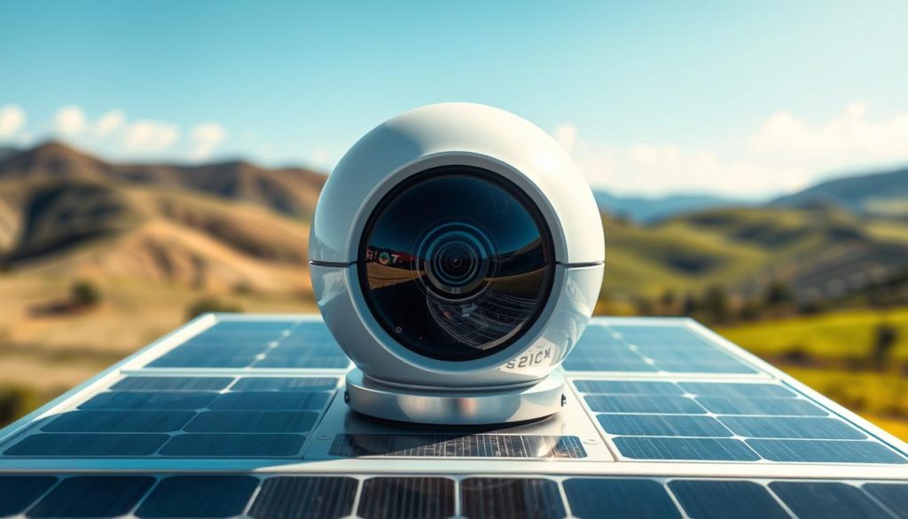 solar battery dome camera