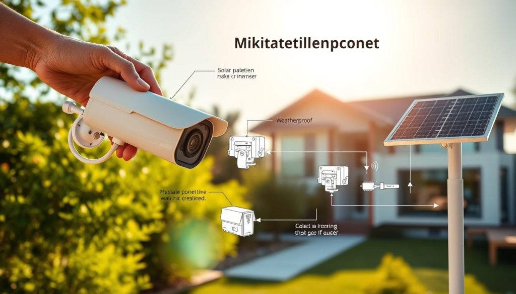 solar camera installation guide