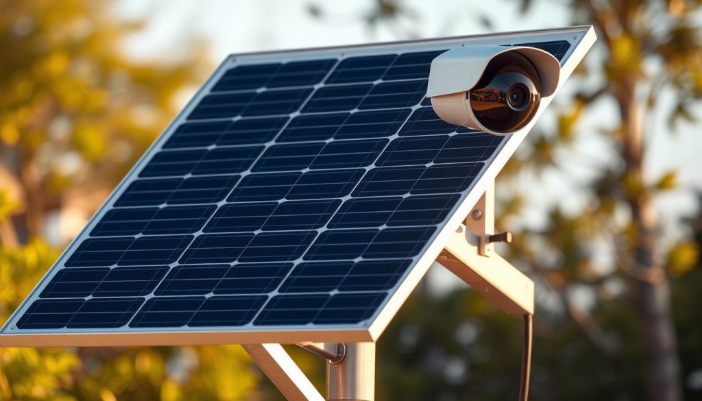 solar panel for PTZ camera