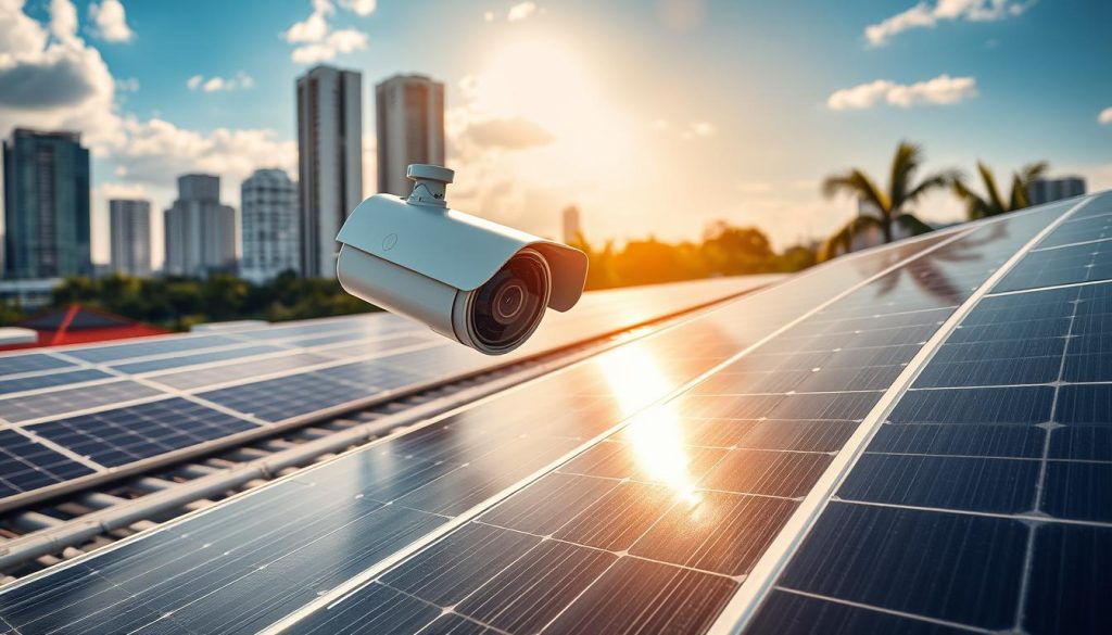 solar power advantages CCTV