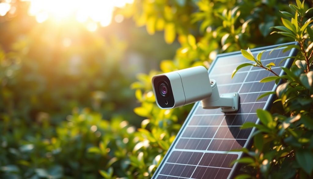 solar powered outdoor webcam for secure monitoring