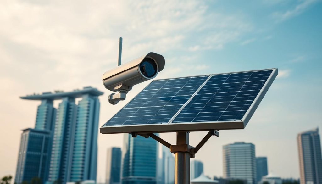 solar wireless CCTV camera system