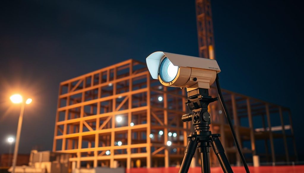 temporary site CCTV for construction site security