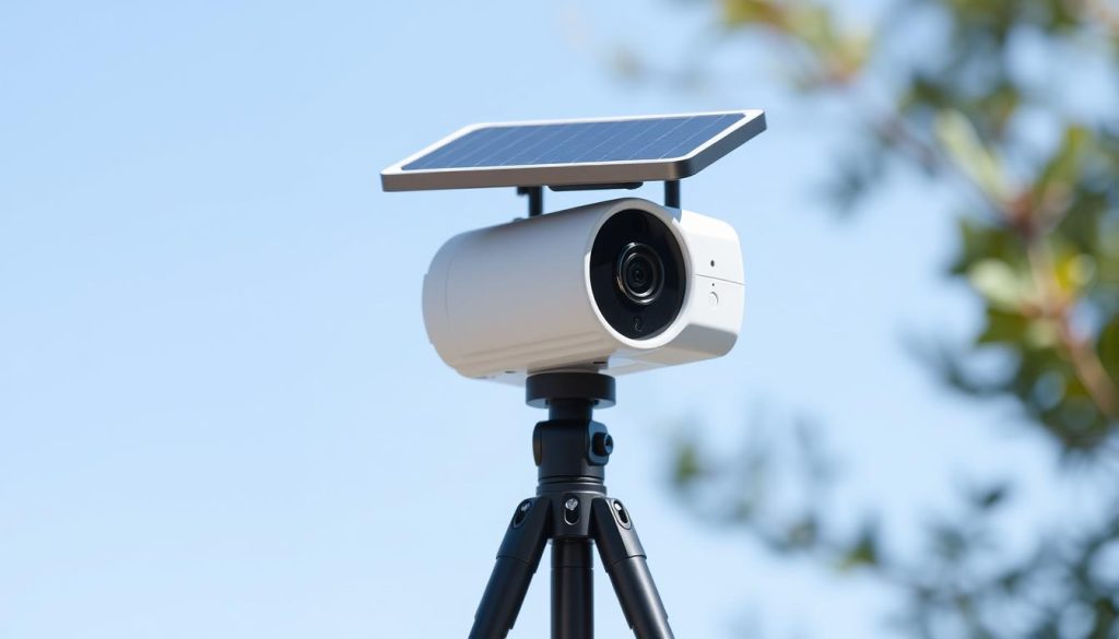 4G solar security camera