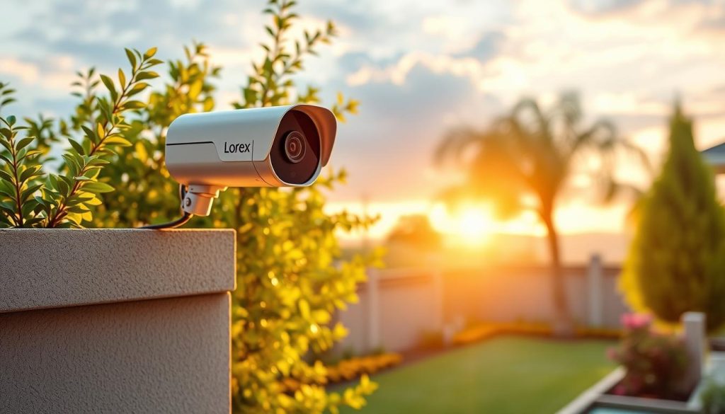 Lorex solar security camera outdoor installation