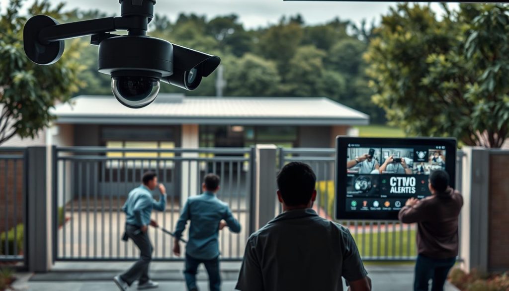 Theft and vandalism prevention with security systems