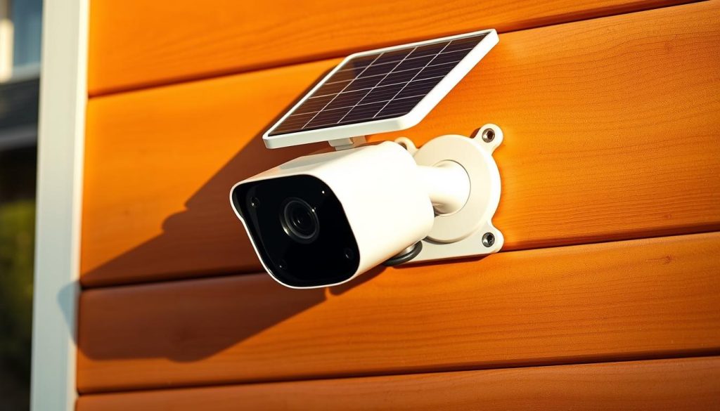 affordable solar-powered security camera
