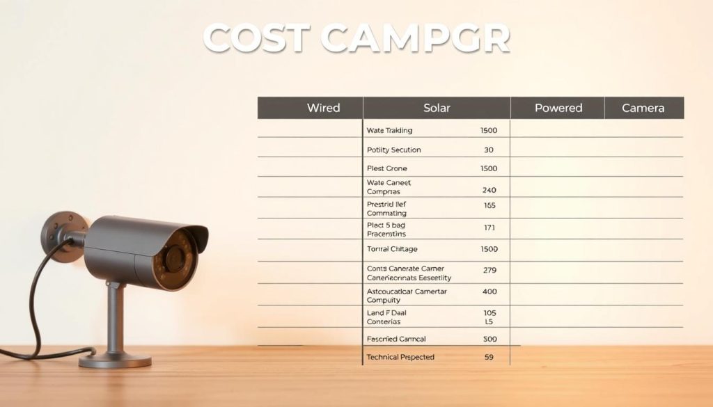 cost comparison chart