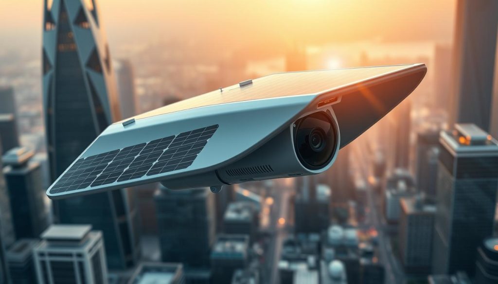 future solar-powered security technology