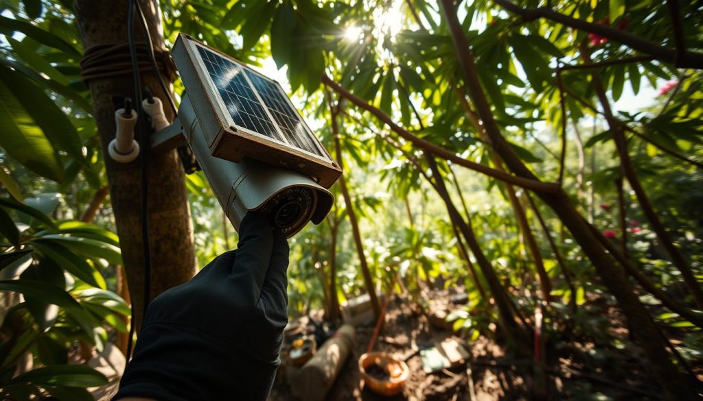 solar camera maintenance in tropical climate