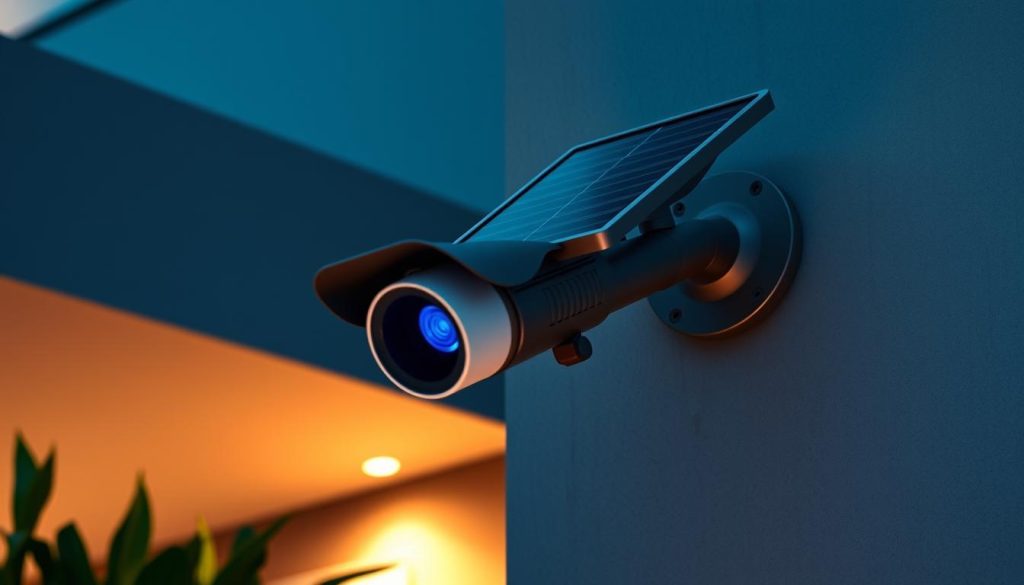solar night vision security camera