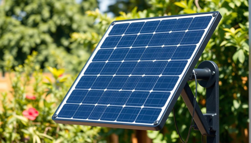 solar panel for security camera