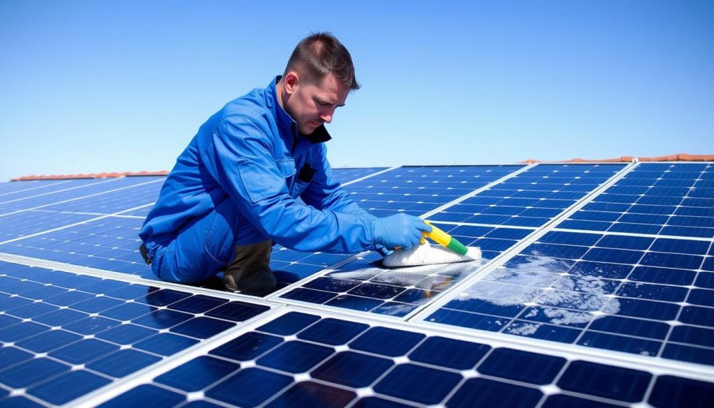 solar panel maintenance