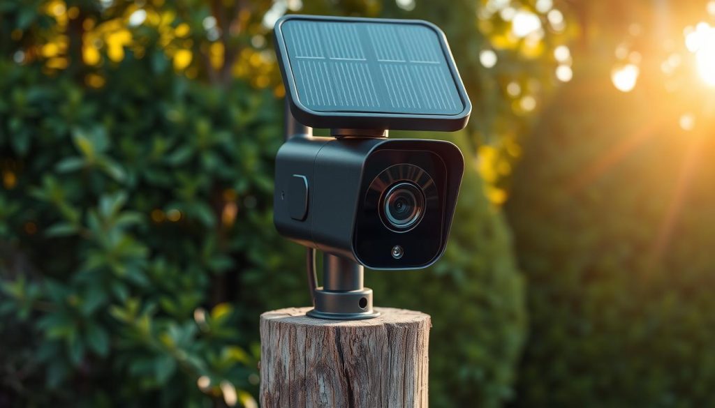 solar panel outdoor security camera