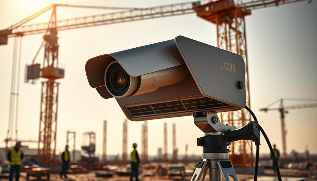 solar-powered CCTV for construction sites