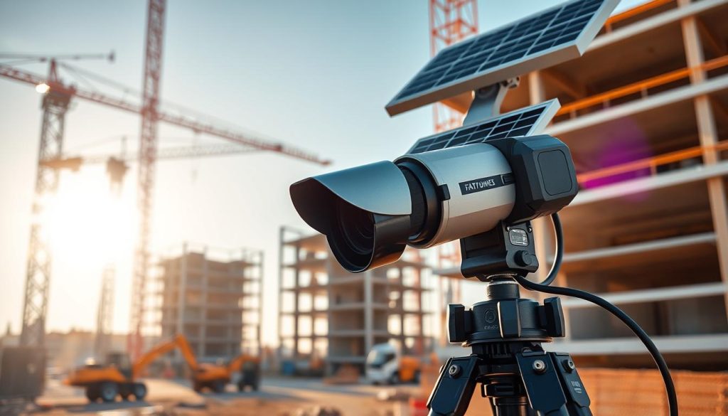 solar powered construction cameras