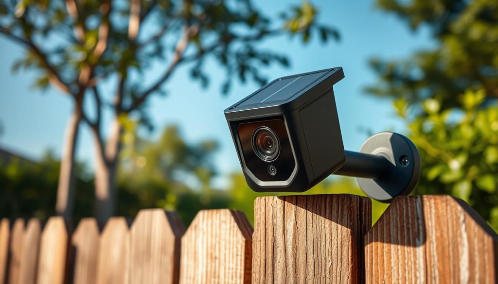 solar-powered home security camera